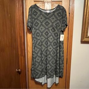 LuLaRoe 3X Carly High/Low Dress NWT